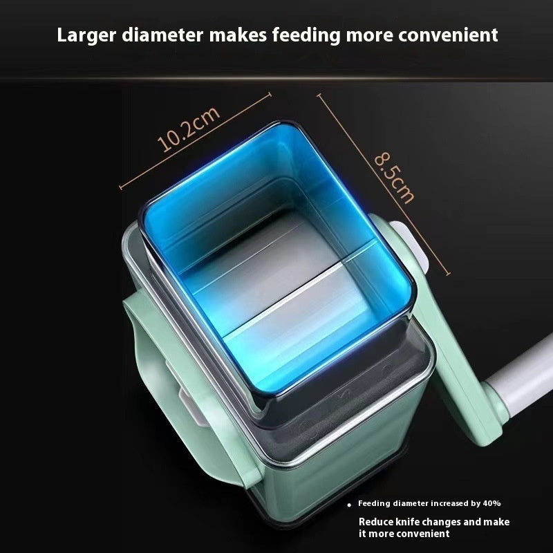 Sheila Merchandise quick meal prep chopper with larger 10.2 by 8.5 cm feeding diameter for convenient chopping