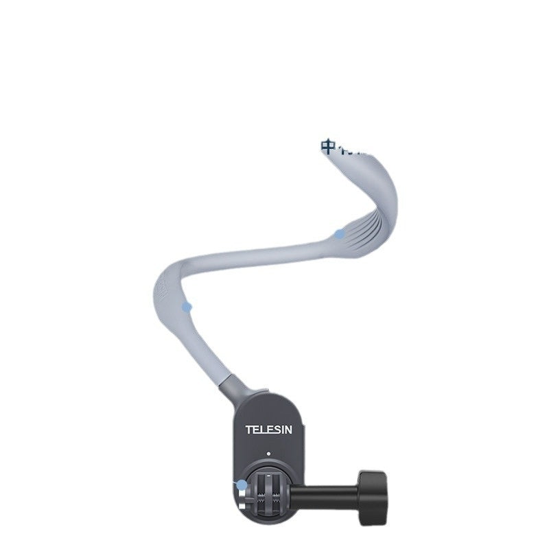 Sheila Merchandise action camera neck bracket with flexible silicone camera holder for secure mounting