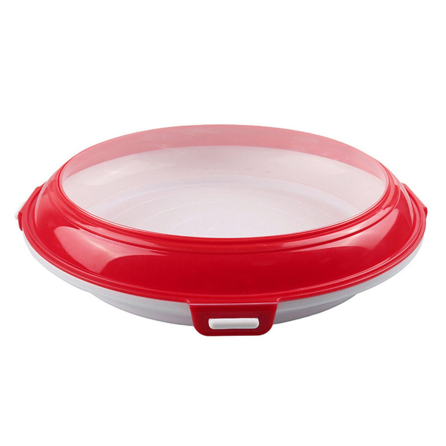 Sheila Merchandise red and white food vacuum preservation tray for airtight food storage