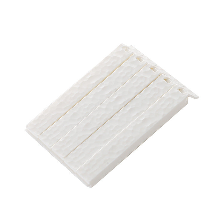 Sheila Merchandise reusable food sealing clips in white with textured surface for airtight storage