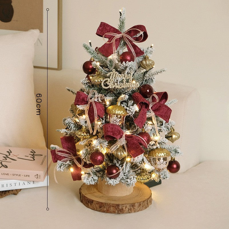 Christmas Tree With Lights Suit Household Desk Room Decoration