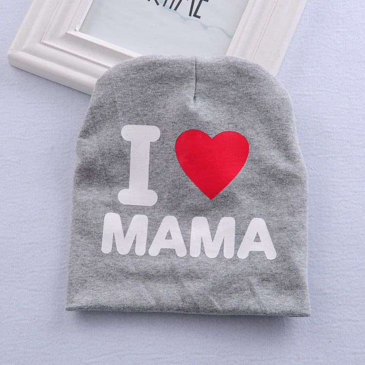 "I Love My Mama and Papa" Baby Hat