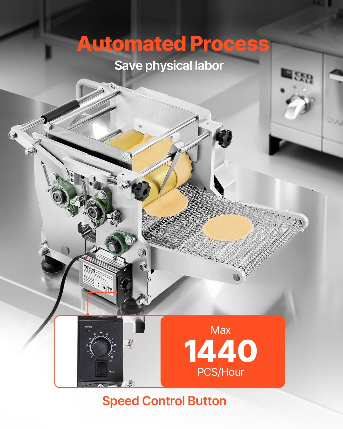 Electric Tortilla Maker - Automatic Corn Tortilla Making Machine, 5.5 inch