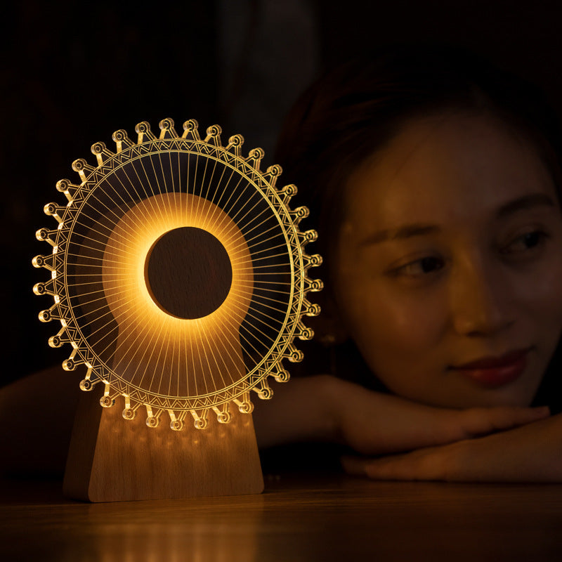 Windmill rotating music box