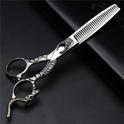 Professional Hair Cutting Shears – 6″ Flat & Thinning Salon Scissors