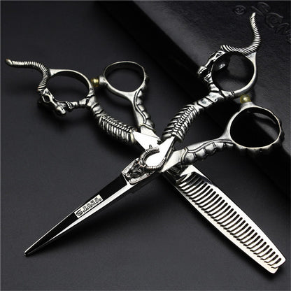 Professional Hair Cutting Shears – 6″ Flat & Thinning Salon Scissors