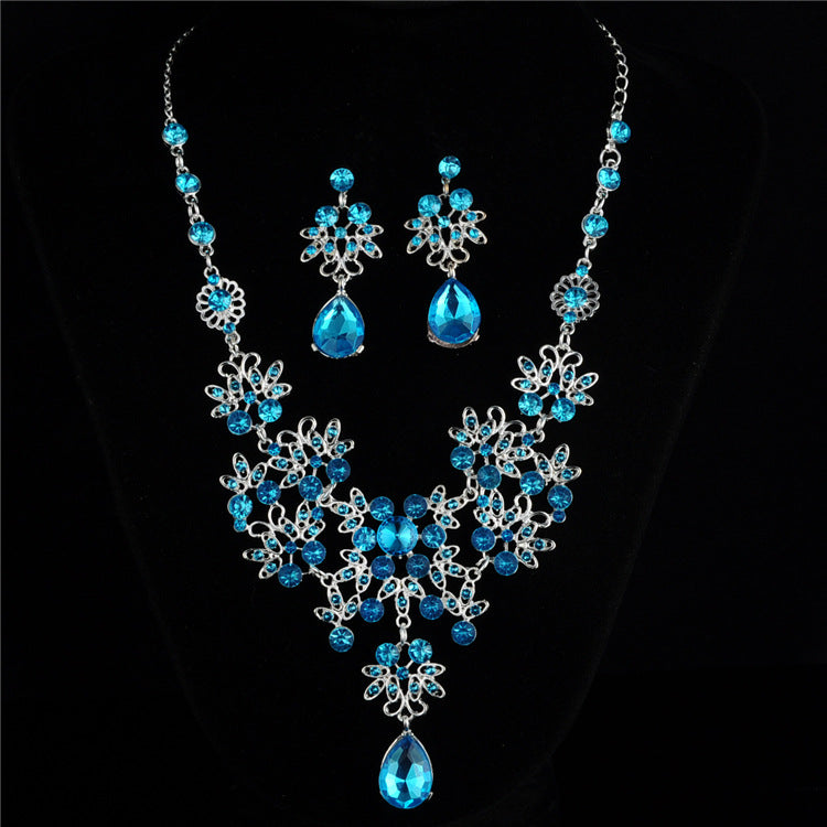 Bridal Necklace & Earrings Set - Elegant Wedding Jewelry Accessories for Bride