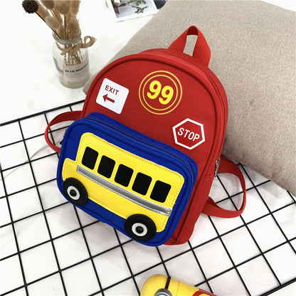 Children School Book Bag Small Boys Girls Cartoon School Backpack for Kids