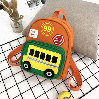 Children School Book Bag Small Boys Girls Cartoon School Backpack for Kids
