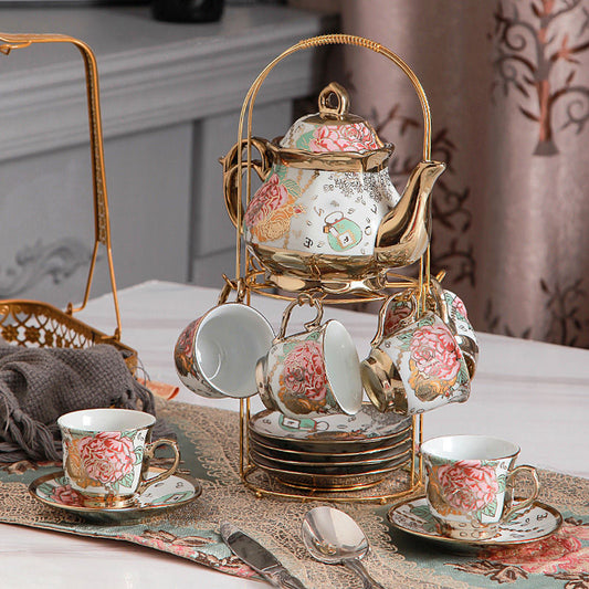 Tea Set  Tea Coffee Dessert Tableware 15 Pieces