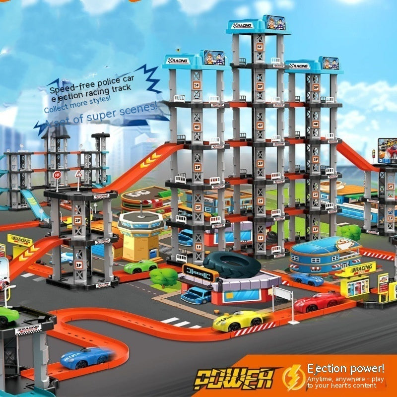 Children's Large Parking Lot Track Toys.