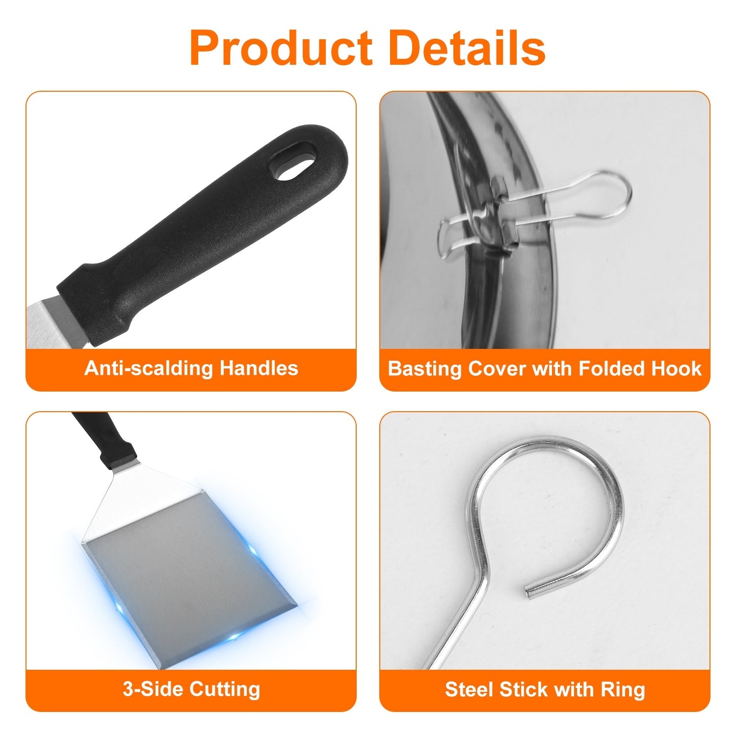 31-Piece Griddle Accessory Kit for Camp Chef and Flat Top Grills