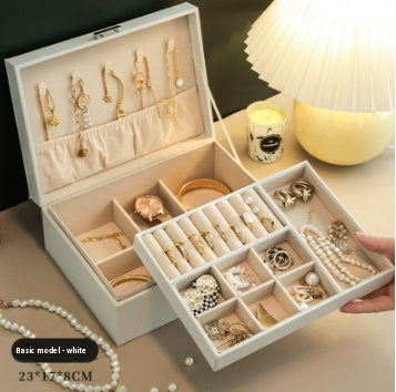 Exquisite Luxury Jewelry Box – Perfect for Gold, Necklaces, Earrings & Hand Jewelry
