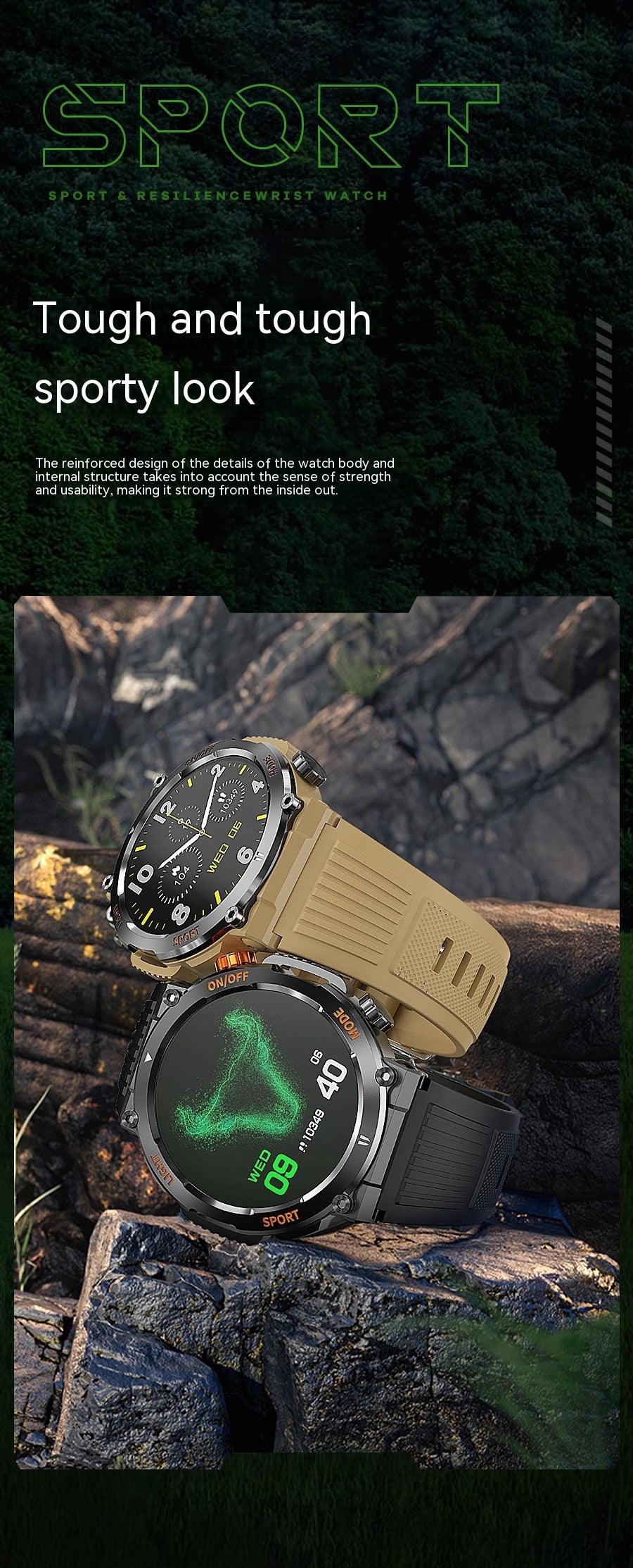 Stay Fit in Style – Smart Sport Watch with Health Monitoring”