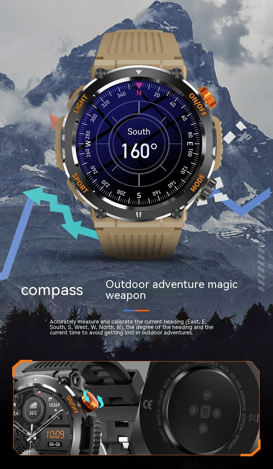 Stay Fit in Style – Smart Sport Watch with Health Monitoring”