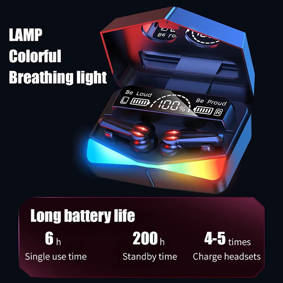 TWS-M28 Gaming Bluetooth Earbuds – True Wireless, Low Latency In-Ear Headset