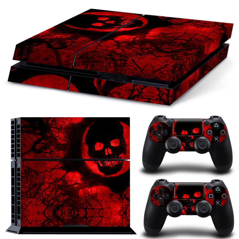 Fashionable Game Console Sticker Scary Skull