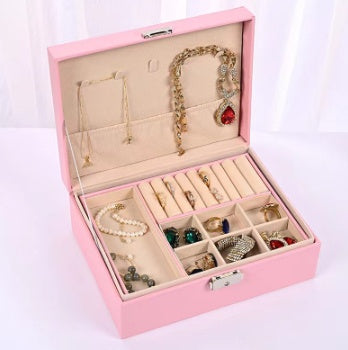 Exquisite Luxury Jewelry Box – Perfect for Gold, Necklaces, Earrings & Hand Jewelry
