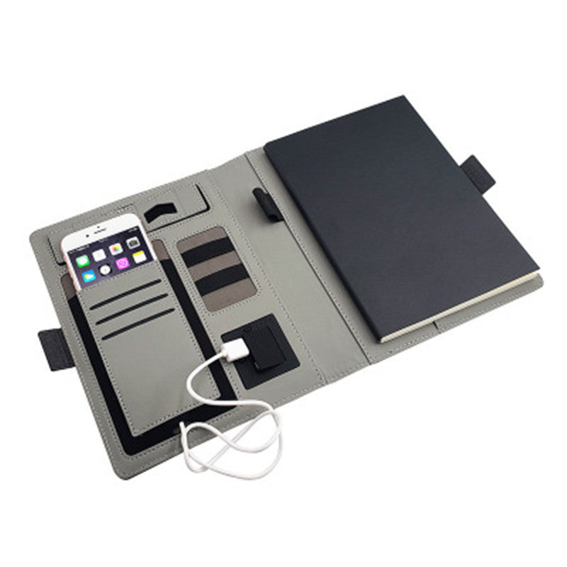 Multifunctional wireless charging notebook
