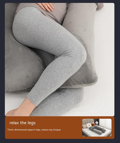 Pregnancy Pillow Detachable Multifunctional Siesta Pillow Cushion Lumbar Pillow Belly Support Pillow