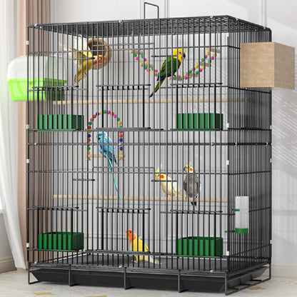 Home Fashion Double-Layer Bird Cage – Stylish & Spacious Design for Your Feathered Friends