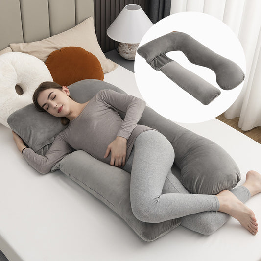 Pregnancy Pillow Detachable Multifunctional Siesta Pillow Cushion Lumbar Pillow Belly Support Pillow