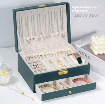 Exquisite Luxury Jewelry Box – Perfect for Gold, Necklaces, Earrings & Hand Jewelry