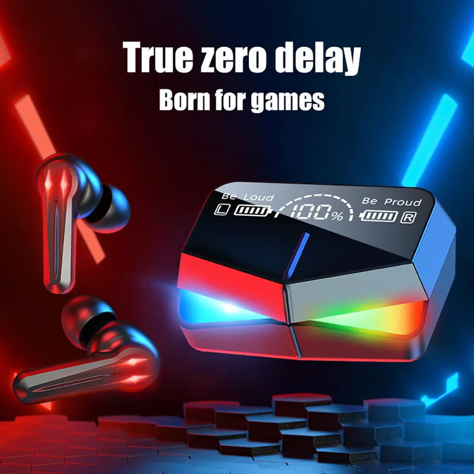 TWS-M28 Gaming Bluetooth Earbuds – True Wireless, Low Latency In-Ear Headset