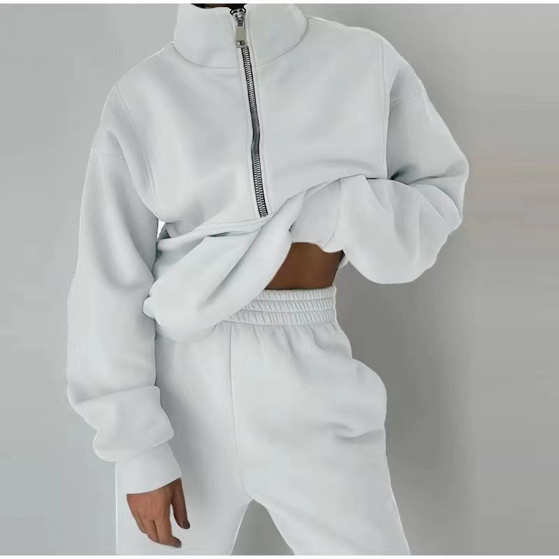 Sportswear Long Sleeve Sweatshirt And Trousers For Spring Fall Women's Clothing