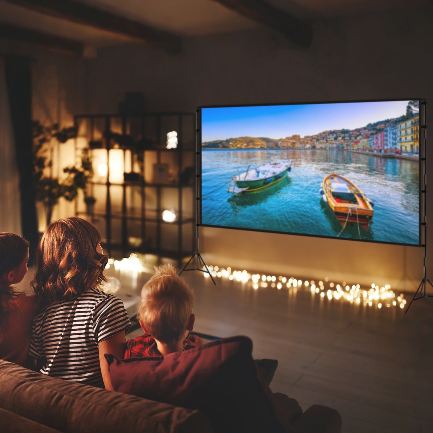 Projector Screen With Stand