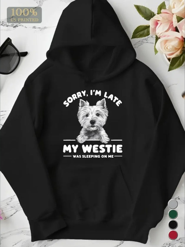 Teediy Westie Lover Graphic Hoodie for Women