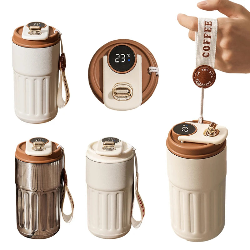 Smart Thermal Coffee Mug | Digital LED Temp Display