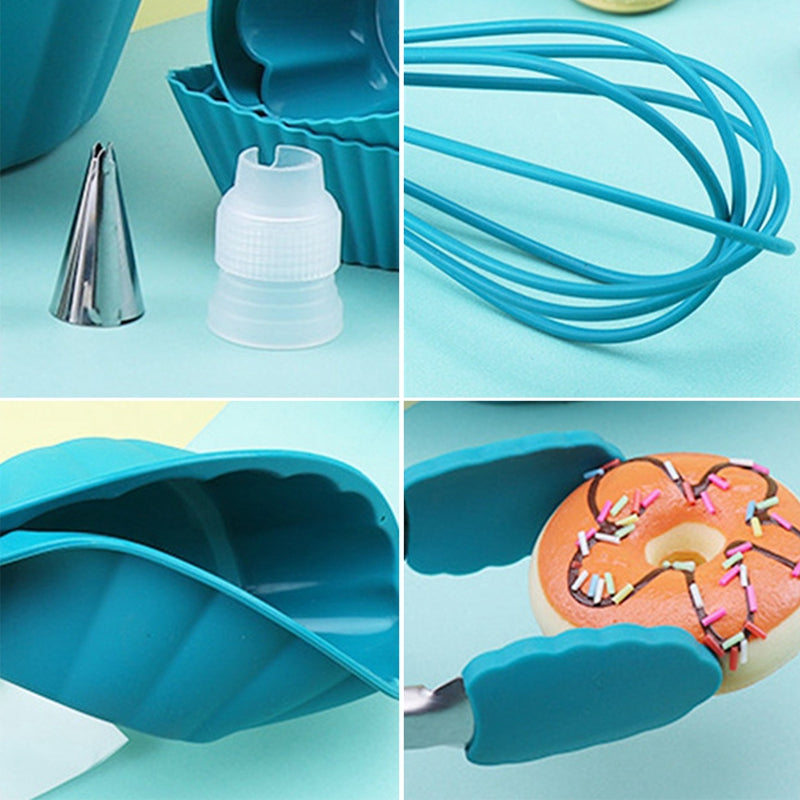Premium Silicone Cake Mold Set – Non-Stick Baking Tools for Every Occasion