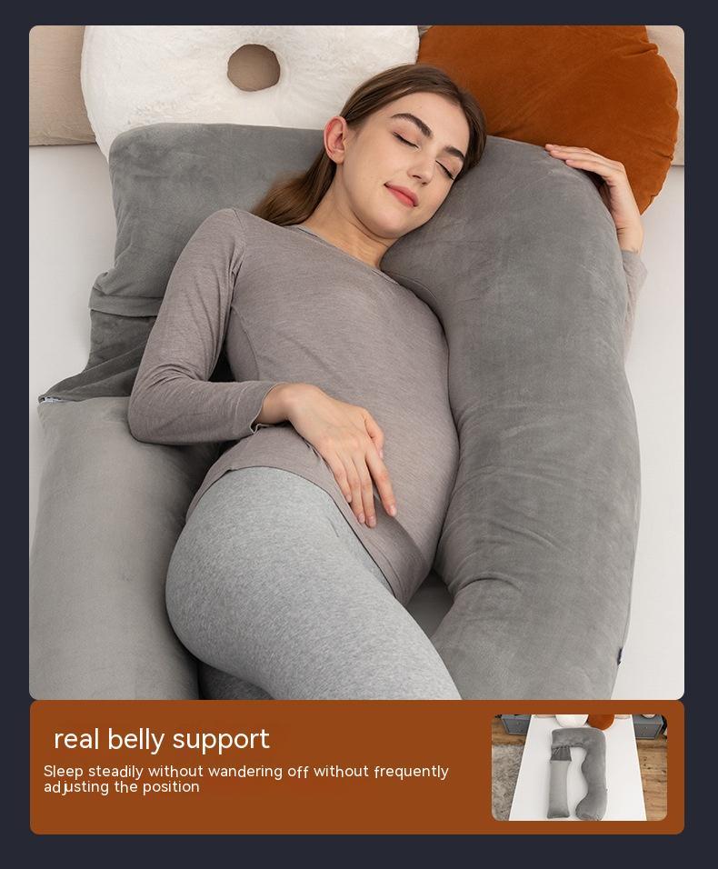 Pregnancy Pillow Detachable Multifunctional Siesta Pillow Cushion Lumbar Pillow Belly Support Pillow