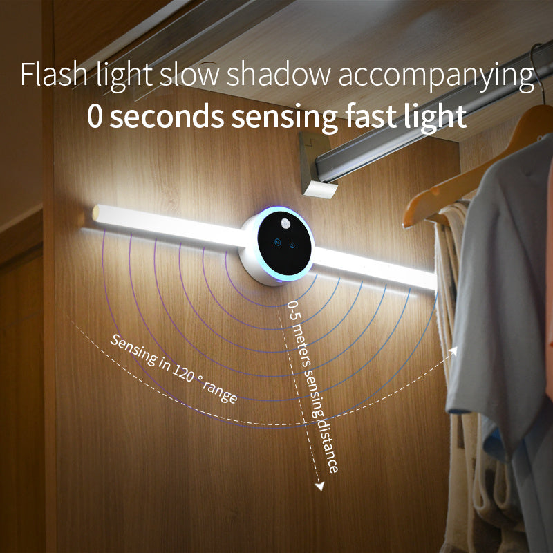 Upgrade Your Storage – Smart Sensor Cabinet Light with Built-In Timer & Human Detection