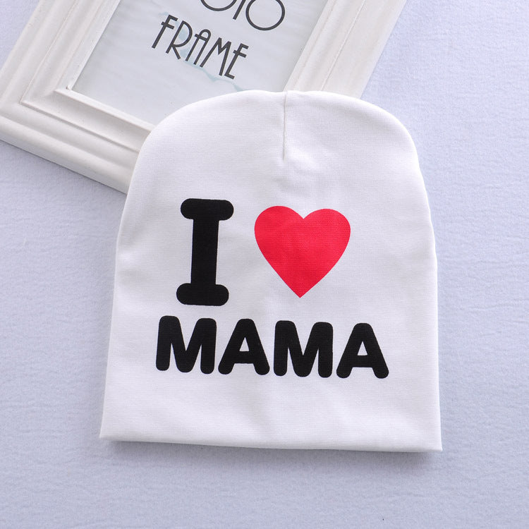 "I Love My Mama and Papa" Baby Hat