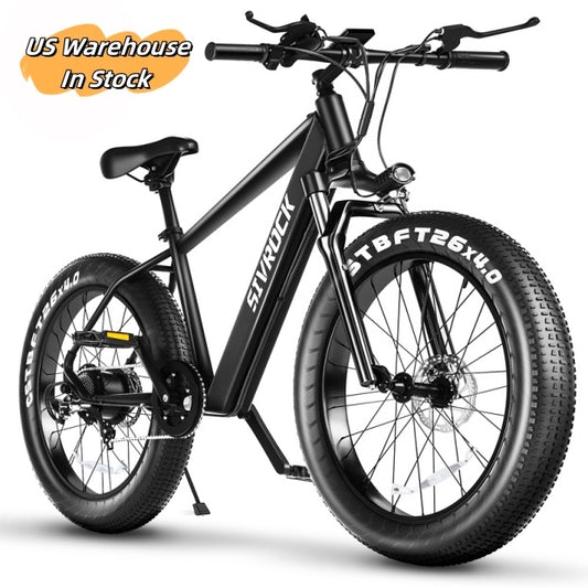 “1000W Fat Tire Electric Bike for Adults – 26x4.0” Mountain E-Bike with 48V 15Ah Battery,Powerful Off-Road, Trail & Commuter Bicycle”