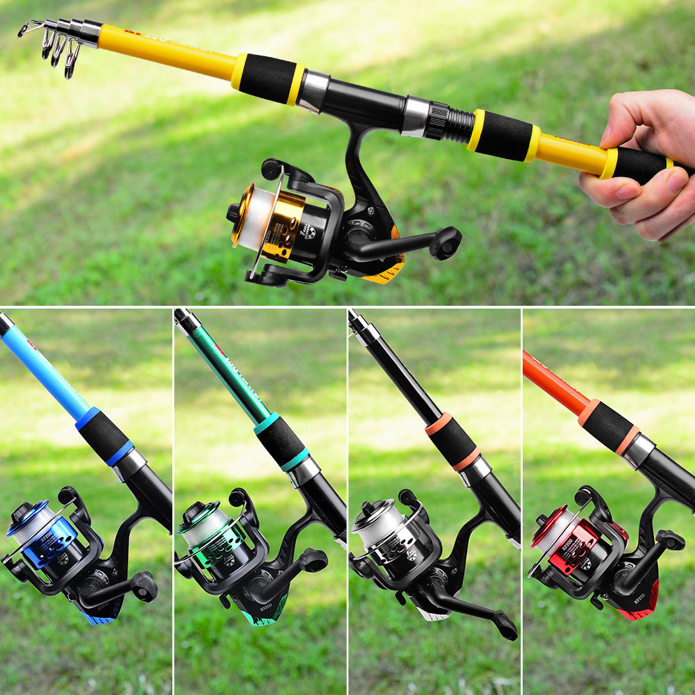 Tossing Casting Rods Fishing Wheel Fishing Rod Combination