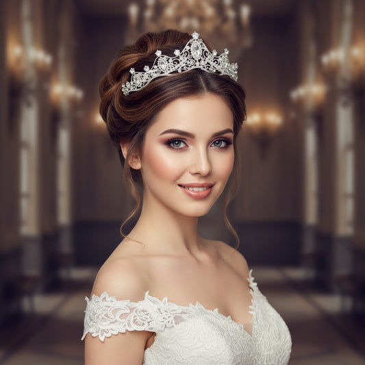 Wedding Handmade Beaded Headdress Wedding Wedding Accessories Crown Hoop Bride Accessories