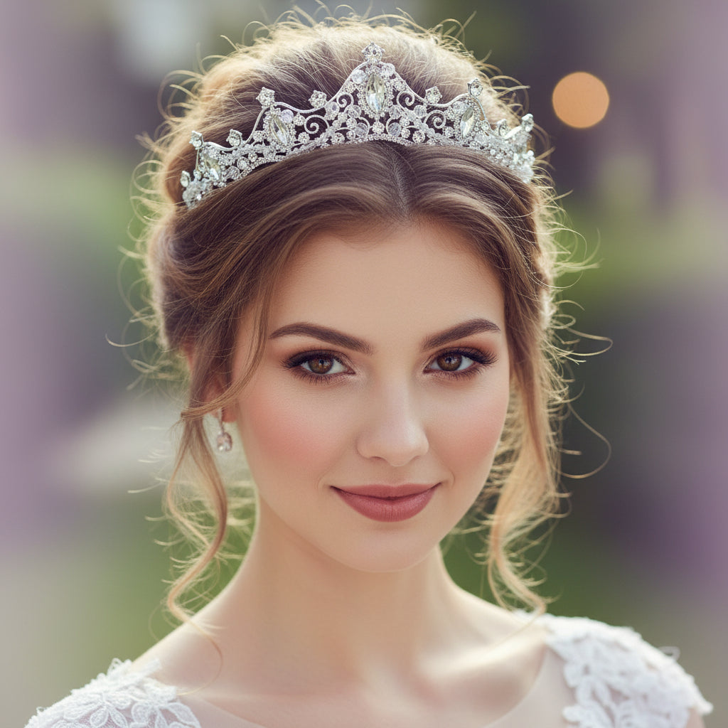 Wedding Handmade Beaded Headdress Wedding Wedding Accessories Crown Hoop Bride Accessories