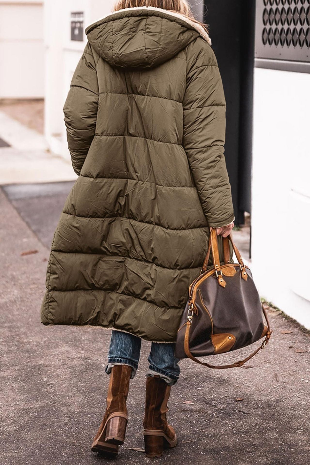 Women's Hooded Double-Sided Long Coat
