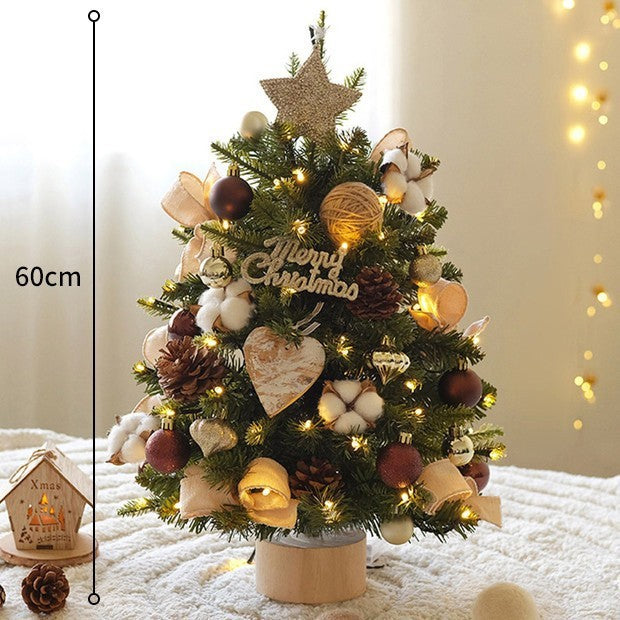 Christmas Tree With Lights Suit Household Desk Room Decoration