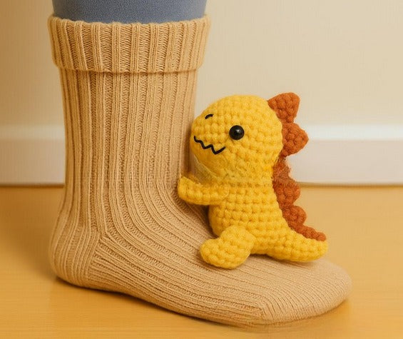 Plush Crochet Animal Cute Animal Socks