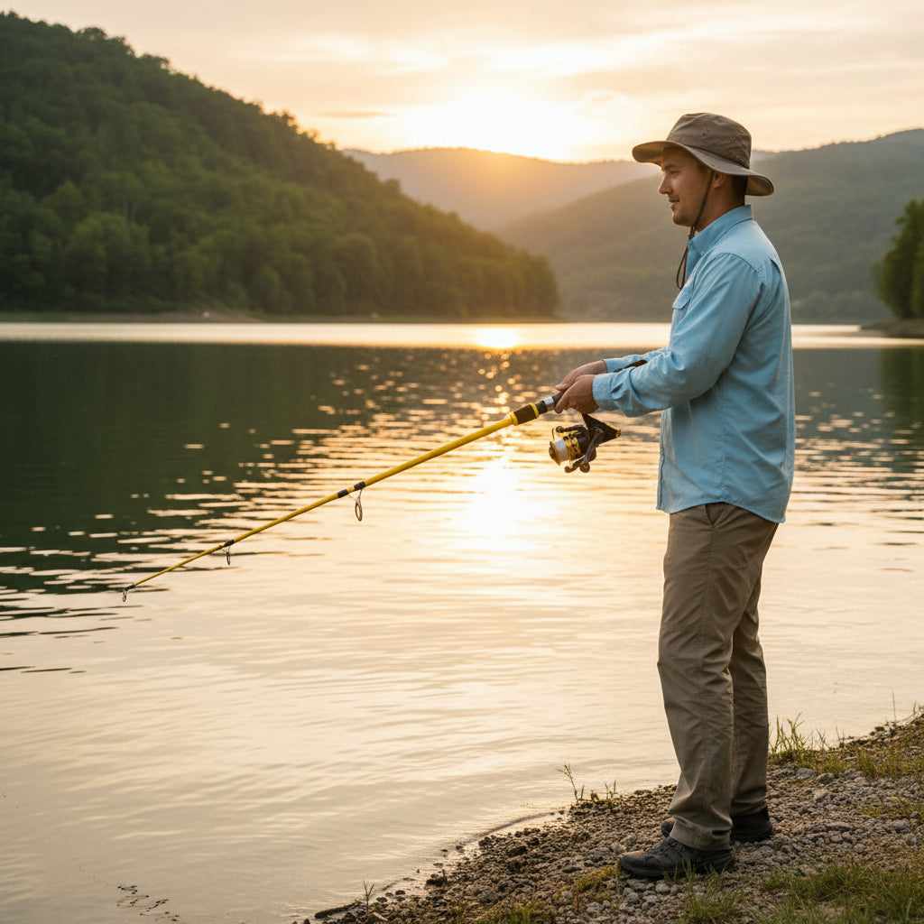 Tossing Casting Rods Fishing Wheel Fishing Rod Combination