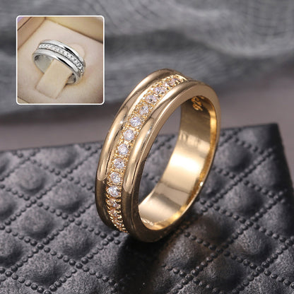 Gold and Silver Rhinestone Ring