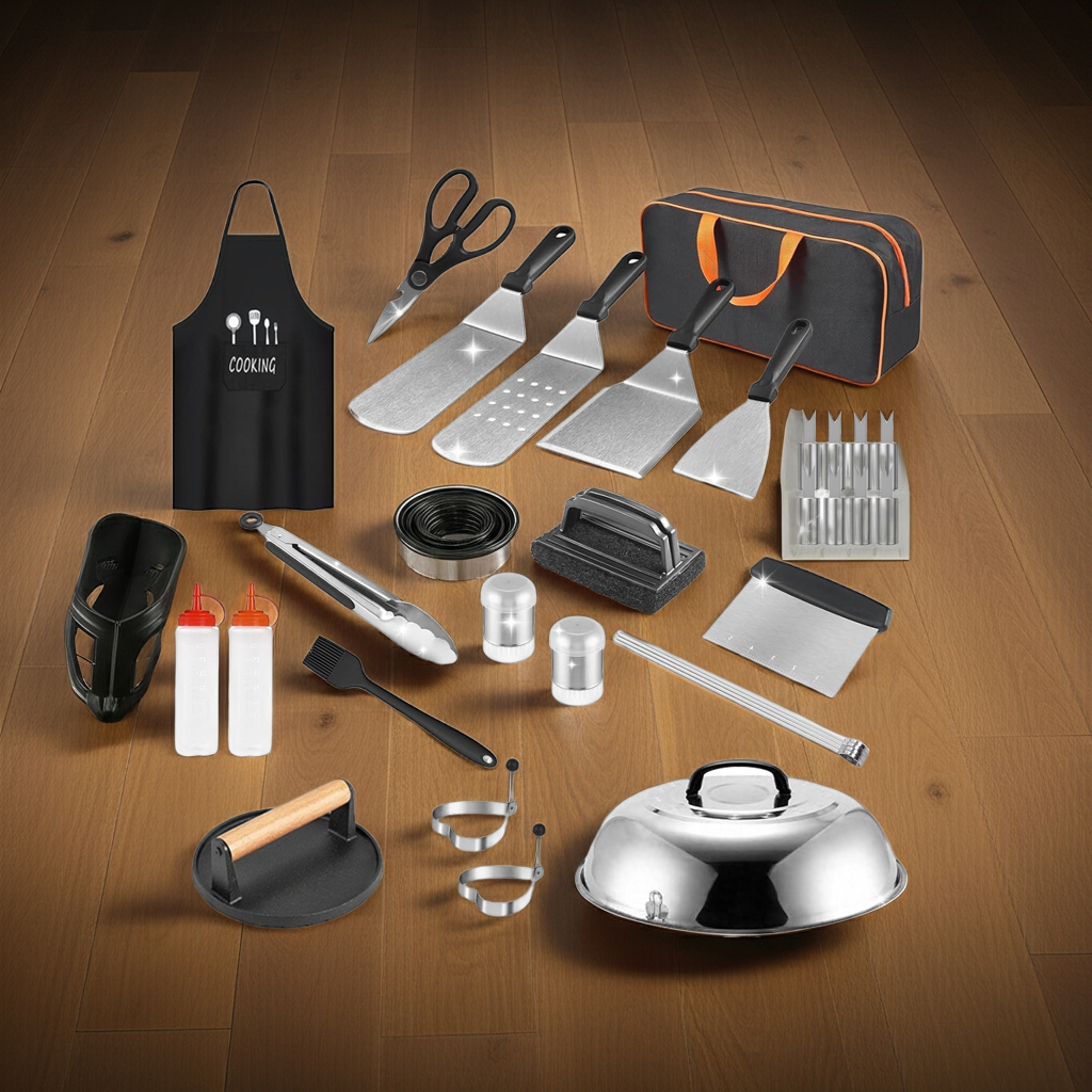 31-Piece Griddle Accessory Kit for Camp Chef and Flat Top Grills