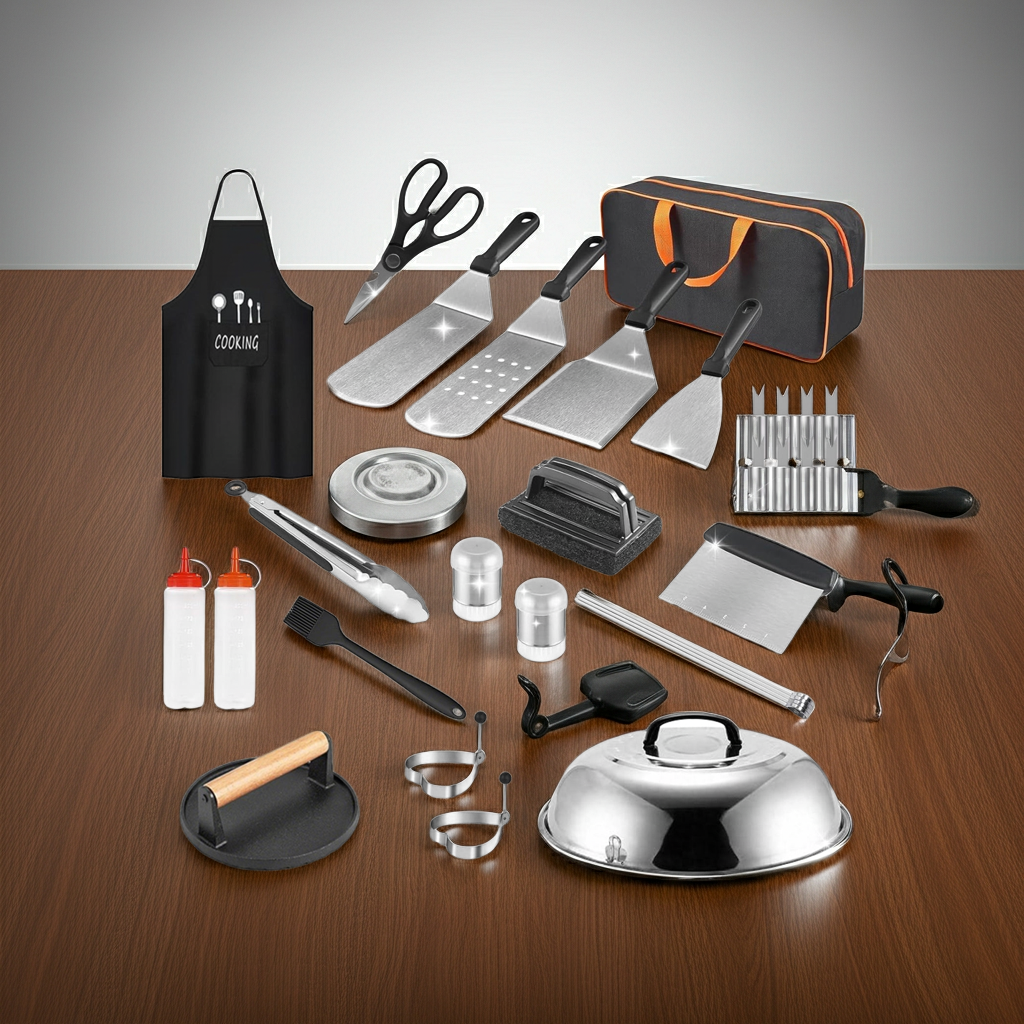 31-Piece Griddle Accessory Kit for Camp Chef and Flat Top Grills