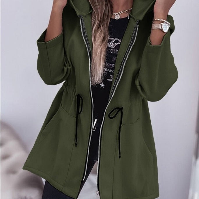 Women's Fall Winter Fashion Casual Hooded Coat