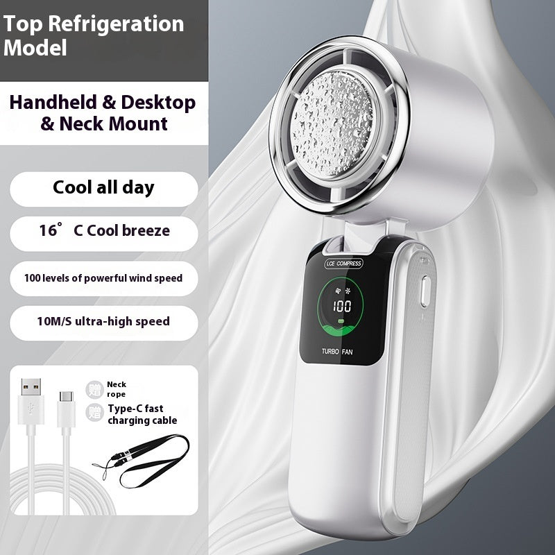 Arctic Breeze rechargeable mini fan by Sheila Merchandise high-speed handheld and desktop semiconductor cooler
