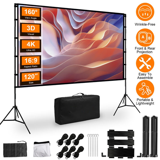Projector Screen With Stand